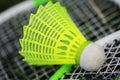 Shuttlecock for badminton game Royalty Free Stock Photo
