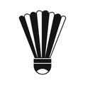 Shuttlecock icon, simple style Royalty Free Stock Photo