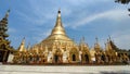 Shwe Dagon Pagoda At Yangon City