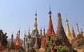 Pagodas of Shwe Indein 5 Royalty Free Stock Photo