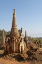 Shwe Inn Dain Pagoda complex Royalty Free Stock Photo