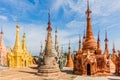 Shwe Inn Dein Pagoda Inle Lake Shan state Myanmar Royalty Free Stock Photo