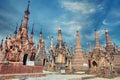 Shwe Inn Dein Pagoda in Inle, Myanmar