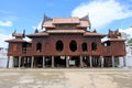Shwe Yan Pyay Monastery And Monk, Nyaungshwe, Myanmar Royalty Free Stock Photo