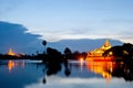 Shwedagon Pagoda and Karaweik Palace