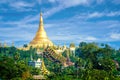 Shwedagon Pagoda in Myanmar Burma Royalty Free Stock Photo