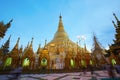 Shwedagon pagoda in Yagon, Myanmar Royalty Free Stock Photo