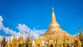 Shwedagon pagoda in Yagon, Myanmar