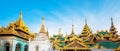 Shwedagon pagoda in Yagon, Myanmar