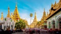 Shwedagon pagoda in Yagon, Myanmar