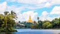 Shwedagon pagoda in Yagon, Myanmar