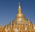 Shwedagon pagoda, Yangon, Myanmar Royalty Free Stock Photo