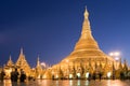 Shwedagon pagoda in Yangon, Myanmar (Burma) Royalty Free Stock Photo