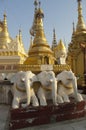 Shwedagon Pagoda Yangon Myanmar Burma Royalty Free Stock Photo