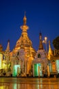 Shwedagon Pagoda, Yangon, Myanmar. Burma Asia. Buddha pagoda