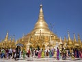 Shwedagon Pagoda in Yangon, Myanmar (Burma)