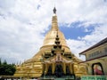 Temple in Yangon, Shwedagon Pagoda. Yangon, Myanmar Burma Royalty Free Stock Photo