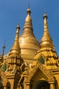 Shwedagon Pagoda in Yangon in Myanmar Royalty Free Stock Photo