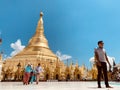 Shwedagon pagoda, The 2,500 year old pagoda of Burmese