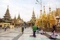 Shwedagon Paya Complex Royalty Free Stock Photo