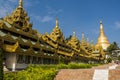 Shwedagon Paya in Yangon in Myanmar Royalty Free Stock Photo