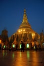Shwedagon Paya, Yangoon, Myanmar (Burma) Royalty Free Stock Photo