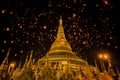 Shwedagon temple in Yangon Royalty Free Stock Photo