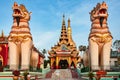 Shwemawdaw Pagoda in Bago Pegu, Myanmar former Burma