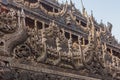 Shwenandaw Kyaung Temple or Golden Palace Monastery in Mandalay, Myanmar Royalty Free Stock Photo