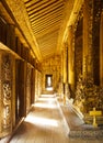 Shwenandaw Kyaung wooden palace, Mandalay, Myanmar Royalty Free Stock Photo