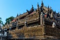 Shwenandaw Monastery Mandalay city Myanmar Royalty Free Stock Photo