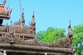 Shwenandaw Monastery, Mandalay, Myanmar Royalty Free Stock Photo