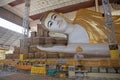 Shwethalyaung Buddha Royalty Free Stock Photo