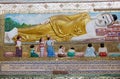 Shwethalyaung Buddha Royalty Free Stock Photo