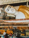 Shwethalyaung Buddha Temple, Bago, Myanmar Royalty Free Stock Photo