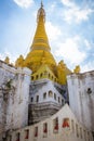 Shweyanpyay monastery, temple in Shan state Myanmar Royalty Free Stock Photo