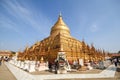 Shwezigon Pagoda, Bagan, Myanmar, beautiful temple