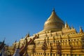 Shwezigon pagoda. Bagan. Myanmar. Royalty Free Stock Photo