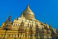 Shwezigon pagoda. Bagan. Myanmar. Royalty Free Stock Photo