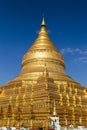 Shwezigon Pagoda, Bagan, Myanmar (Burma) Royalty Free Stock Photo