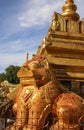 Shwezigon Pagoda, Bagan,Myanmar Royalty Free Stock Photo