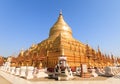 Shwezigon pagoda Royalty Free Stock Photo