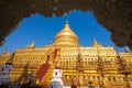 Shwezigon Paya, Bagan, Myanmar. Royalty Free Stock Photo