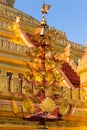 Shwezigon Paya Pagoda, in Bagan Myanmar Royalty Free Stock Photo