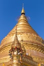 Shwezigon Paya Pagoda, in Bagan Myanmar Royalty Free Stock Photo