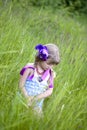 Shy little girl Royalty Free Stock Photo