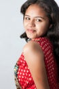 Shy smile of beautiful Indian girl Royalty Free Stock Photo