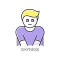 Shyness RGB color icon
