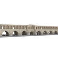 Si-o-seh Pol Bridge of 33 Arches on a white. 3D illustration