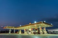 Si Racha, Chonburi /Thailand - April 18, 2018: Shell gas station Royalty Free Stock Photo